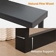 preview thumbnail 14 of 27, Modern Console Table Solid Wood for Entryway or Hallway Decor