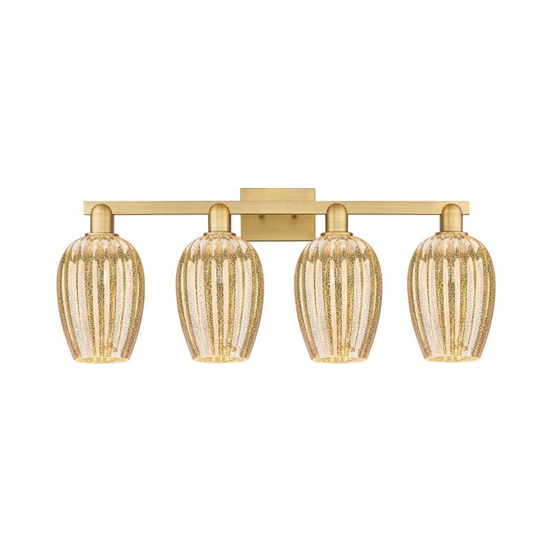 Innovations Lighting Downtown Urban - Preston - 4 Light 36" Flute Shade Bath Vanity Light