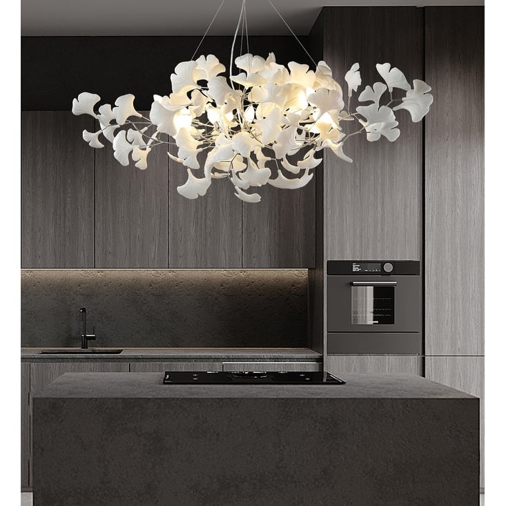 KAYLA Luxury Ginkgo Branch Chandelier for Living Room, Dining Room, Foyer, Kitchen Island