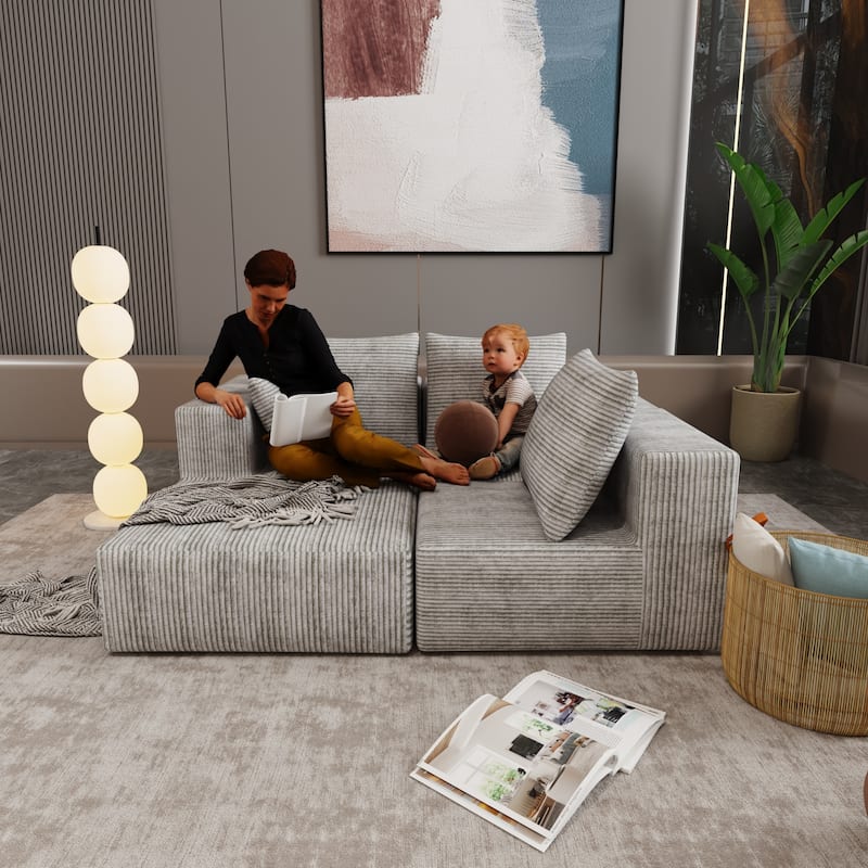 Corner Combination Sectional Sofa with Multiple Combinations Available