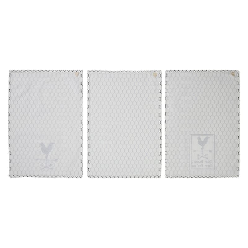 Down Home Our Roost Tea Towel Set of 3 19x28