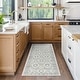 preview thumbnail 28 of 173, Gertmenian Crystal Print Soft Flat Pile Polyester Slip Resistant Washable Indoor Printed Area Rug Collection