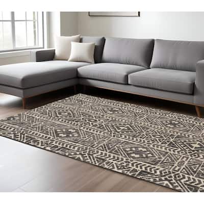 Linear Stripe Design Perfect for Busy Homes Area Rug - 8' x 10'