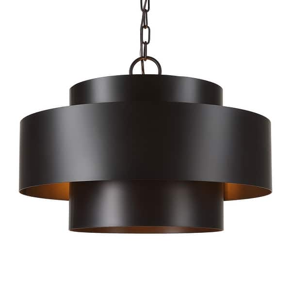 slide 2 of 8, Uttermost Youngstown Dark Bronze 4 Light Pendant - 15H x 20 Dia in.
