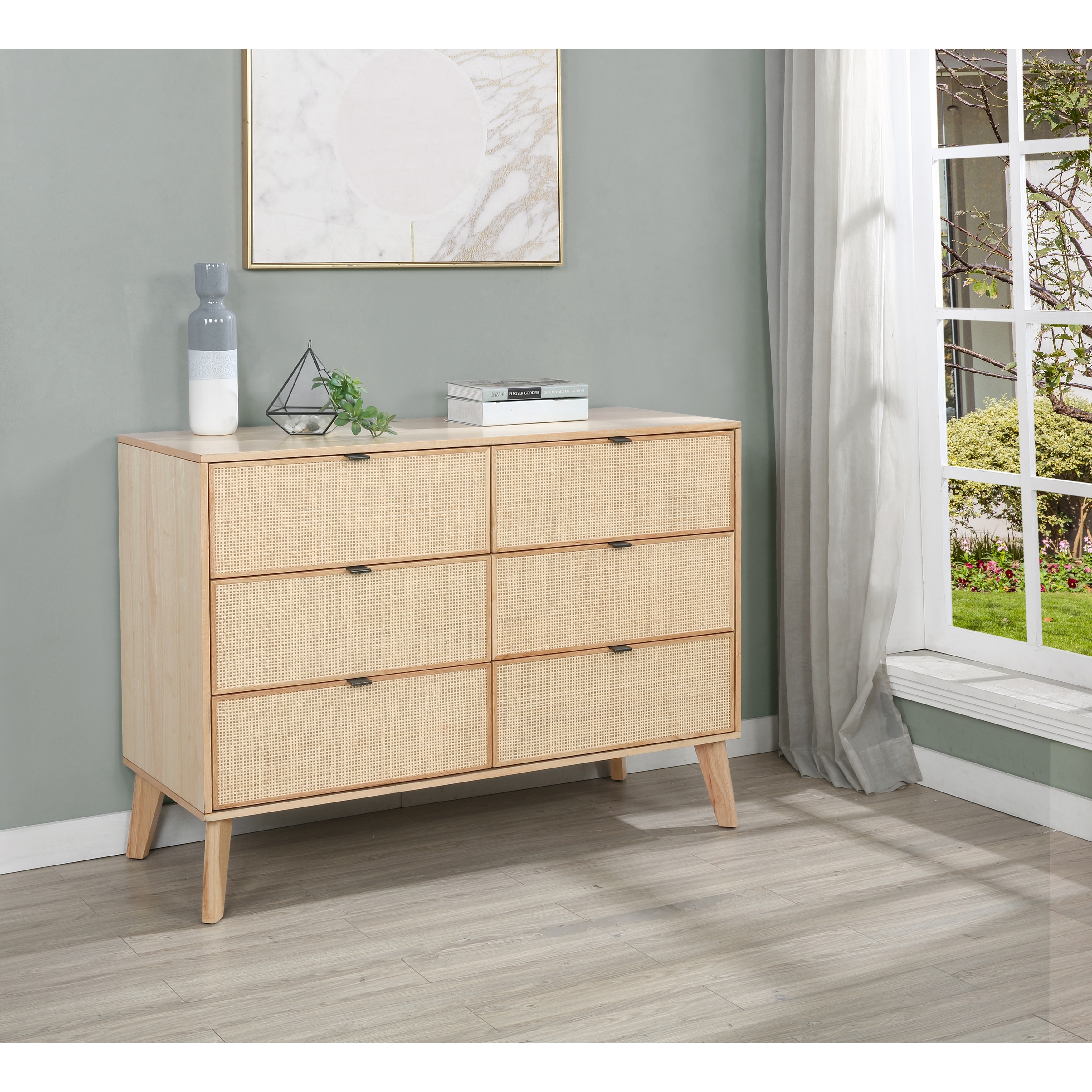 Linon Adelphi 6 Drawer Dresser