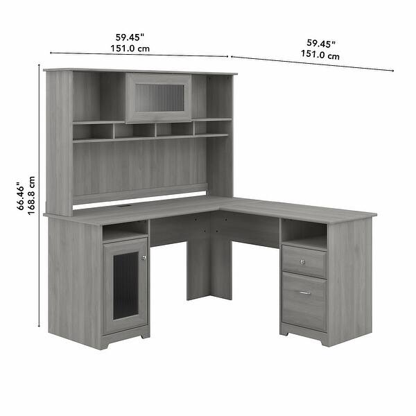 Copper Grove Daintree L Shaped Desk With Hutch On Sale Overstock 10763258