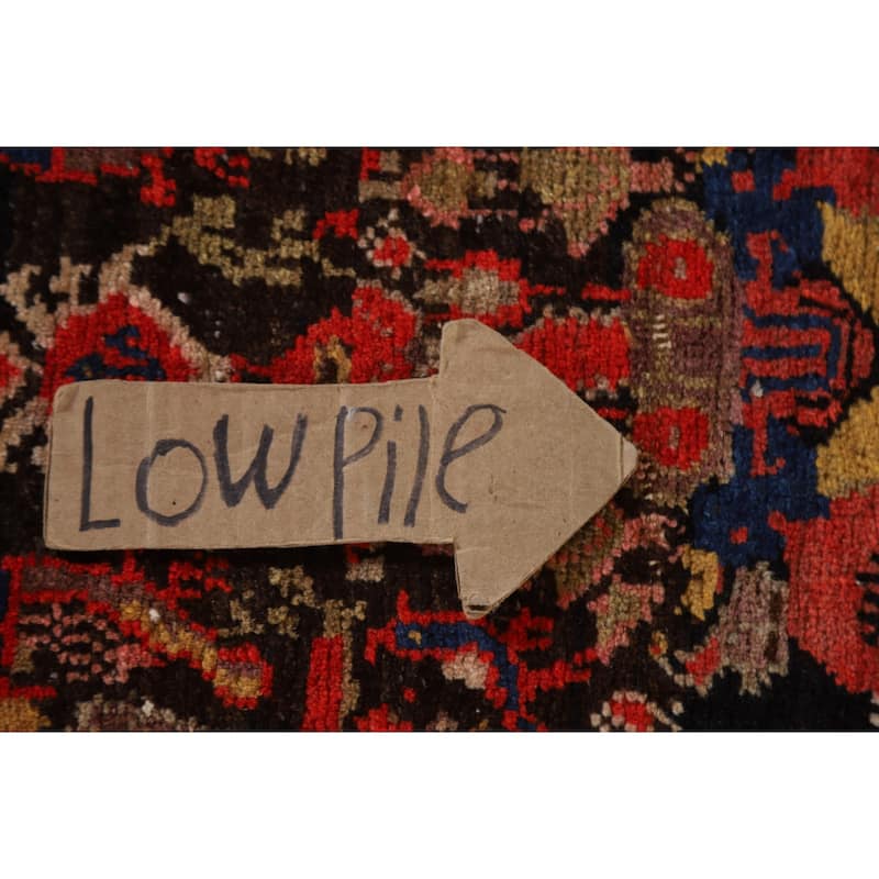 Bidjar Persian Antique Runner Rug Hand-Knotted Wool Carpet - 3'6"x 14'7"