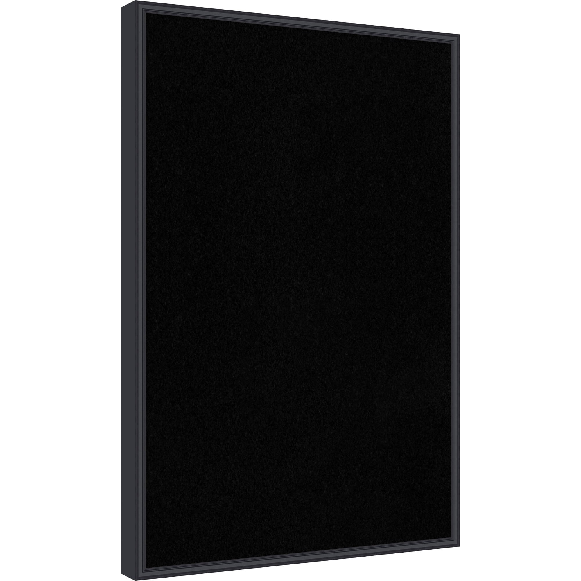 Amanti Art Black Cork Board, Edith Wood Framed Bulletin Board Pinboard ...