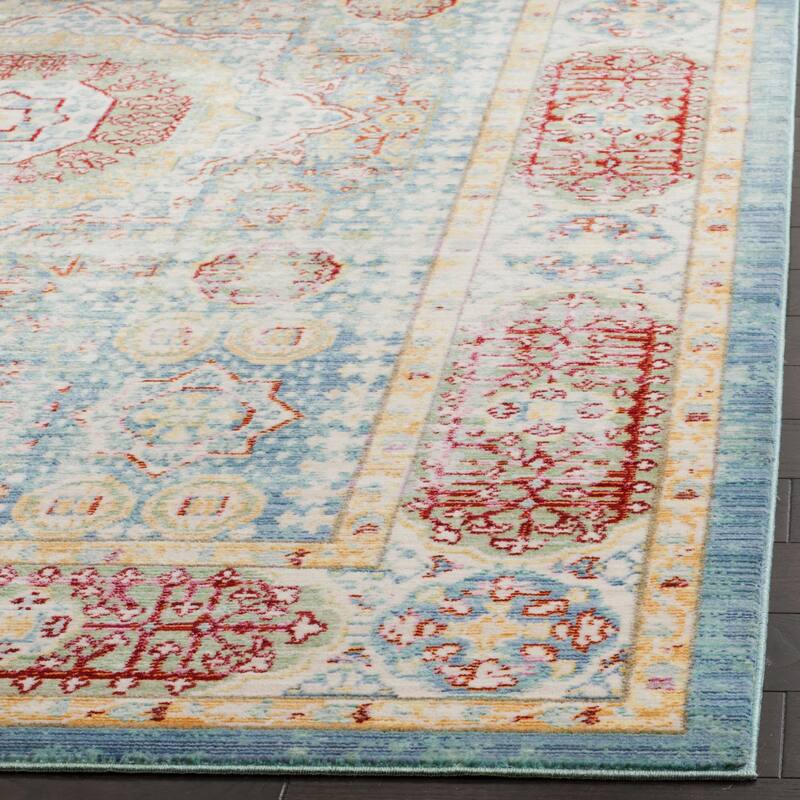 SAFAVIEH Valencia Trynke Distressed Vintage Boho Oriental Polyester Rug