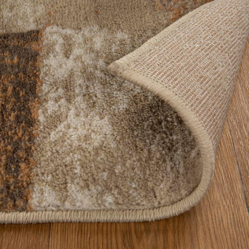 Patchwork Modern Eclectic Color Block Indoor Area Rug by Superior