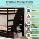 preview thumbnail 11 of 29, Multi-Functional Twin Over Twin Bunk Bed with Stairs and Storage Drawers