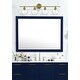 preview thumbnail 7 of 11, Elegant Lighting Collier 4 Light 38" Wide Bathroom Vanity Light with