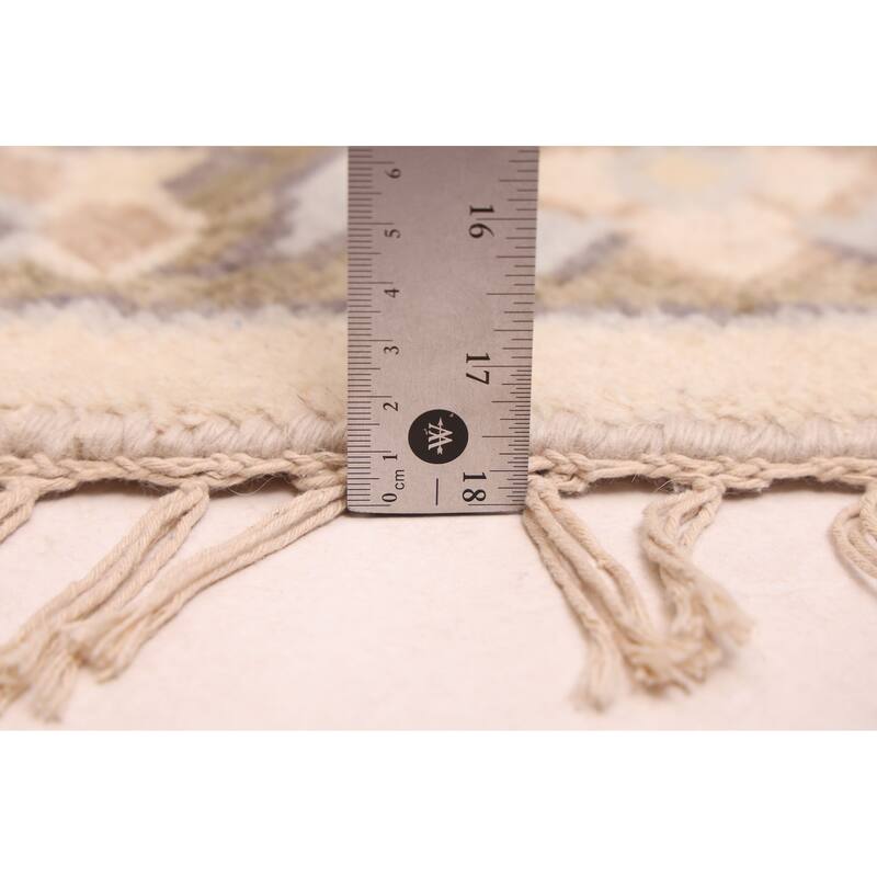 ECARPETGALLERY Hand-knotted Royal Oushak Cream Wool Rug - 9'0 x 9'0