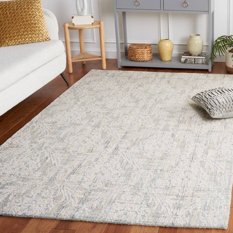 SAFAVIEH Handmade Ebony Fridbjorg Modern Wool Rug