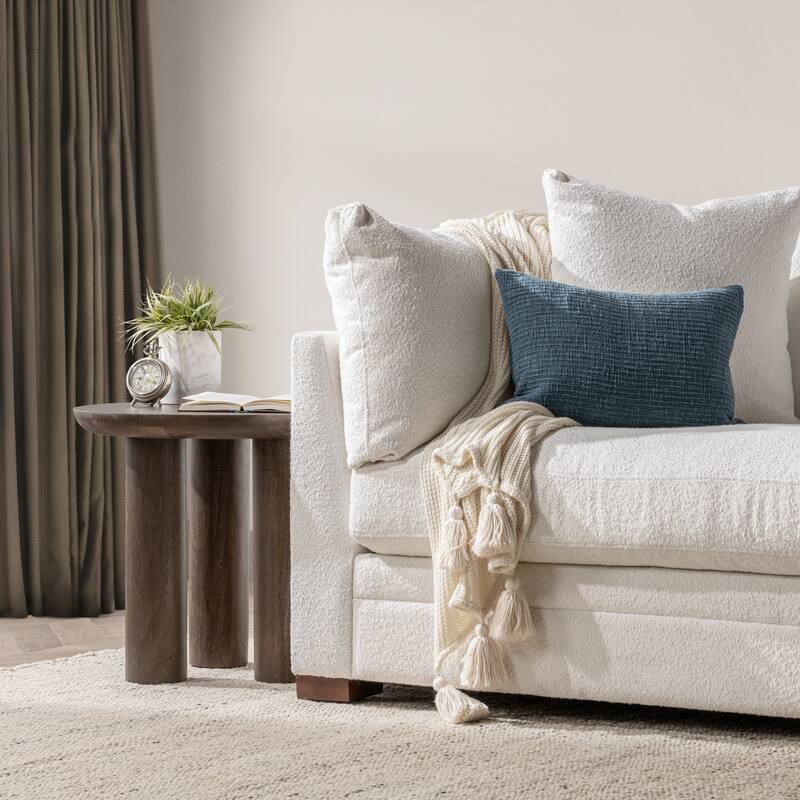 Beau Mango Wood End Table by Kosas Home - Brown