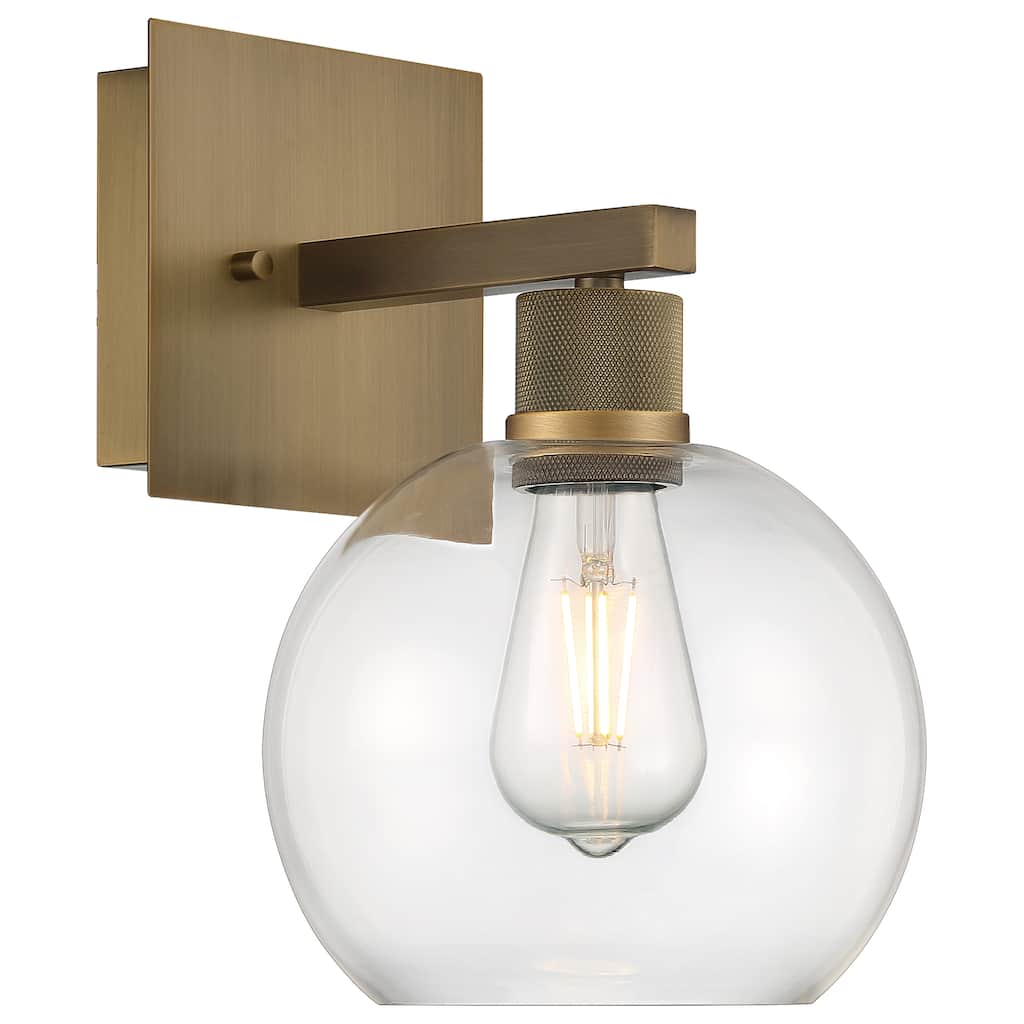 Port Nine Burgundy LED Wall Sconce - Replaceable LED