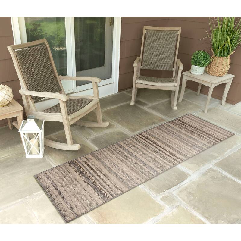 Liora Manne Riviera Stripe Indoor/Outdoor Area Rug