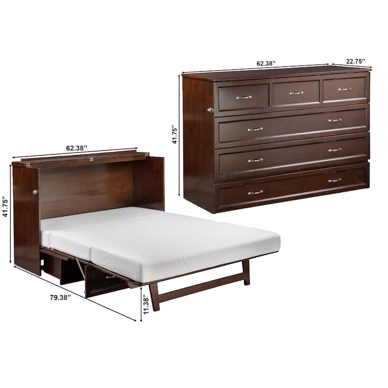 Deerfield Murphy Queen Bed Chest with Mattress