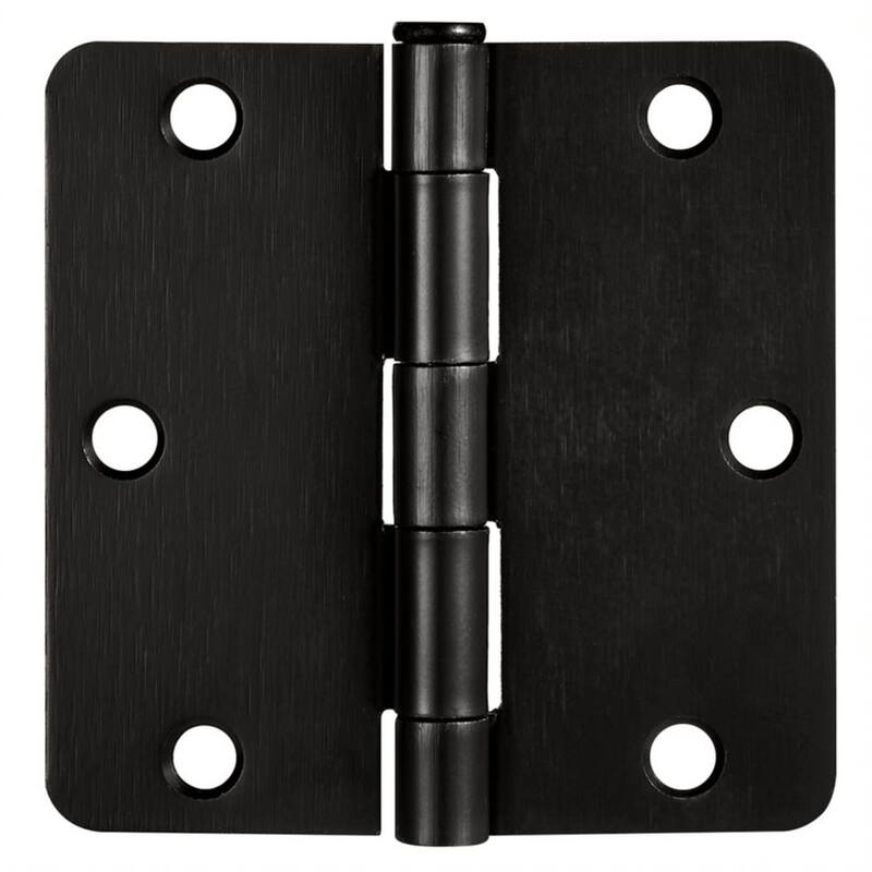 Design House 188417 3-1/2" x 3-1/2" Butt 1/4" Radius Corner Surface