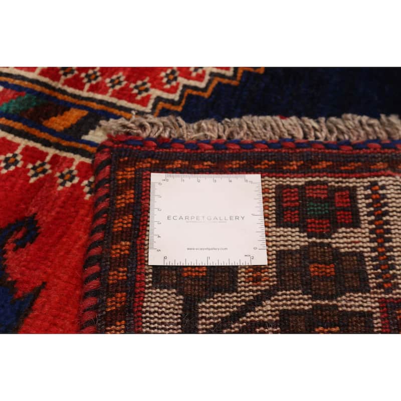 ECARPETGALLERY Hand-knotted Melis Red Wool Rug - 5'4 x 9'7