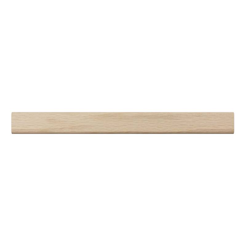 WM206: 3/4-in D x 3/4-in W x 96-in L Americraft Solid Hardwood Stain Grade Corner Guard Moulding