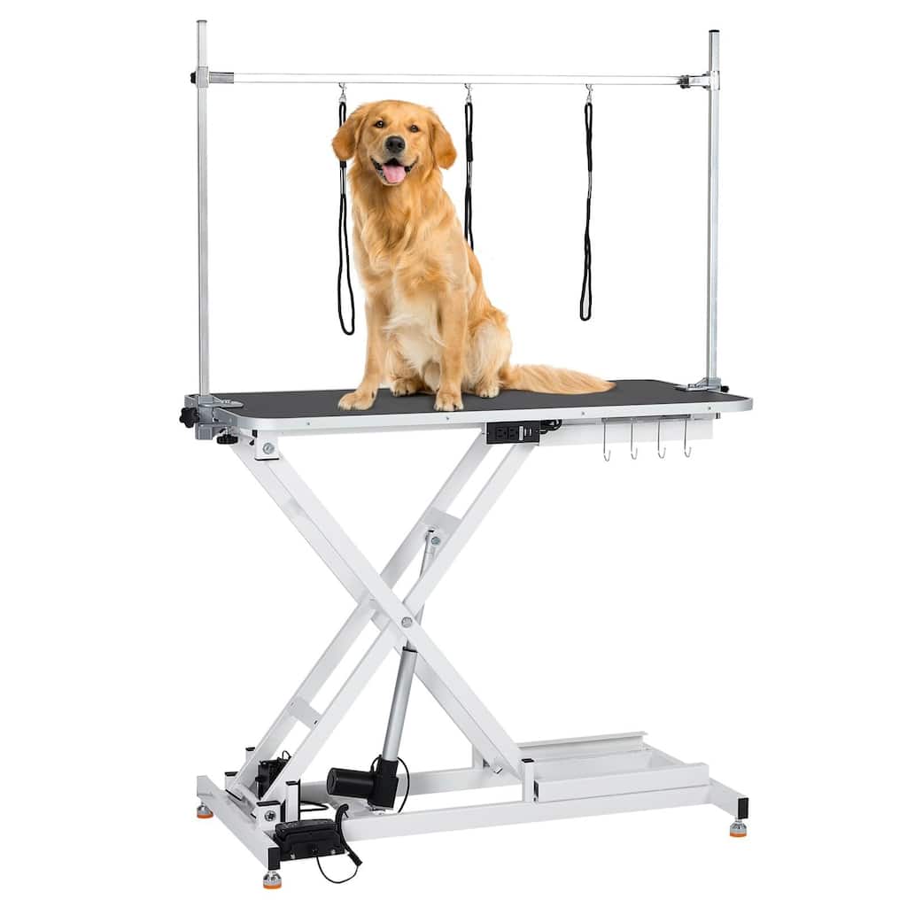 47" Electric Dog Grooming Table, Heavy Duty Pet Grooming Table