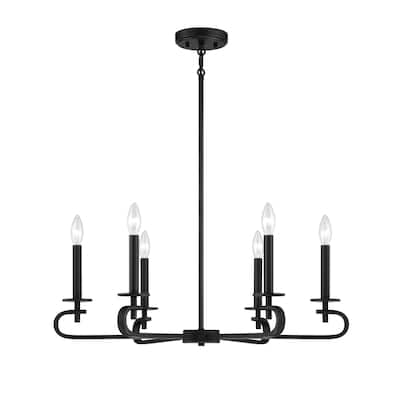 Savoy House Torino 6 Light 28" Wide Taper Candle Chandelier