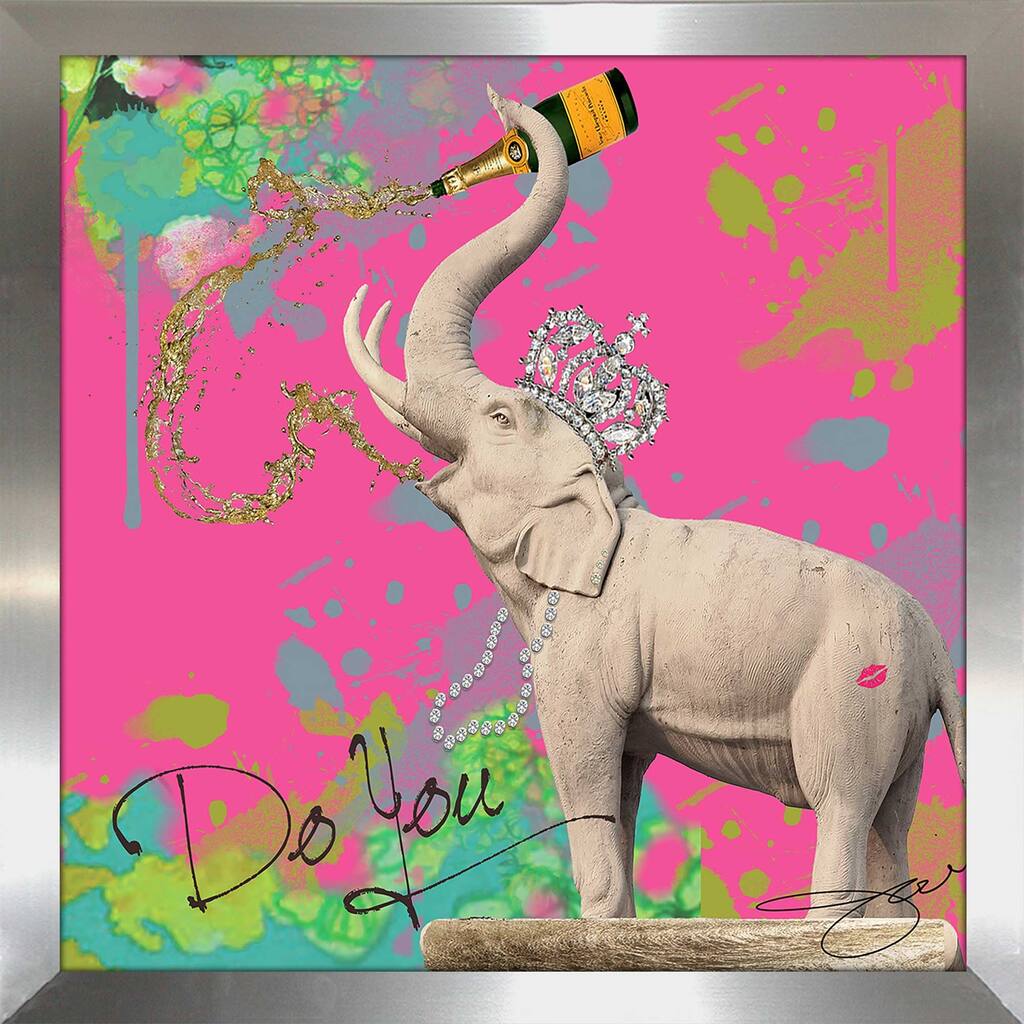 "Elephant, Do You" by Jodi Print on Acrylic