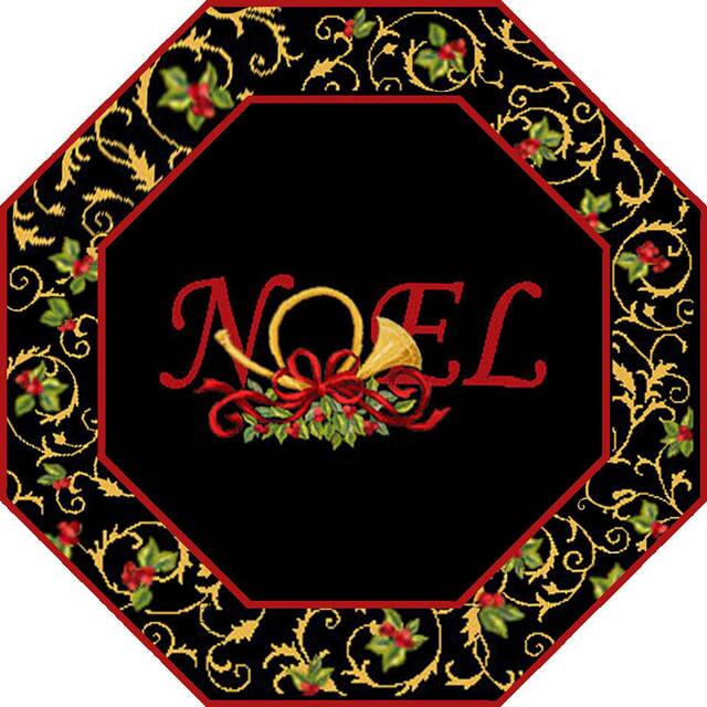 SAFAVIEH Handmade Chelsea Imani Holiday Noel Wool Rug - 4' x 4' Octagon Round