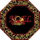 SAFAVIEH Handmade Chelsea Imani Holiday Noel Wool Rug - 4' x 4' Octagon Round