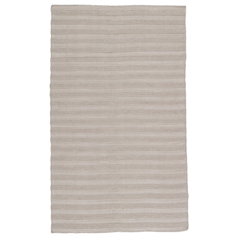 Mathais Indoor/ Outdoor Striped Area Rug - 4'X6' - Light Gray