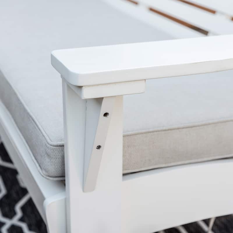 Koester Outdoor Bench White