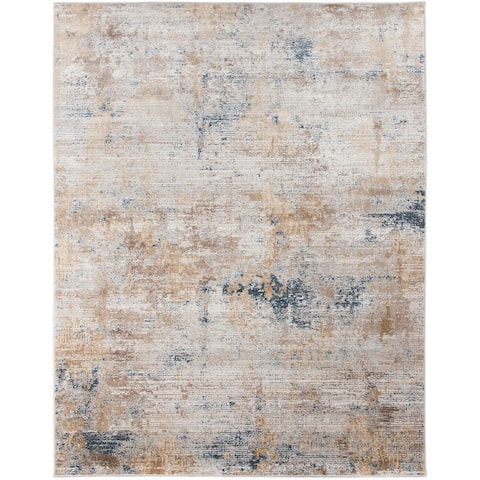 The Gray Barn Longleat Modern Abstract Polyester Blend Area Rug