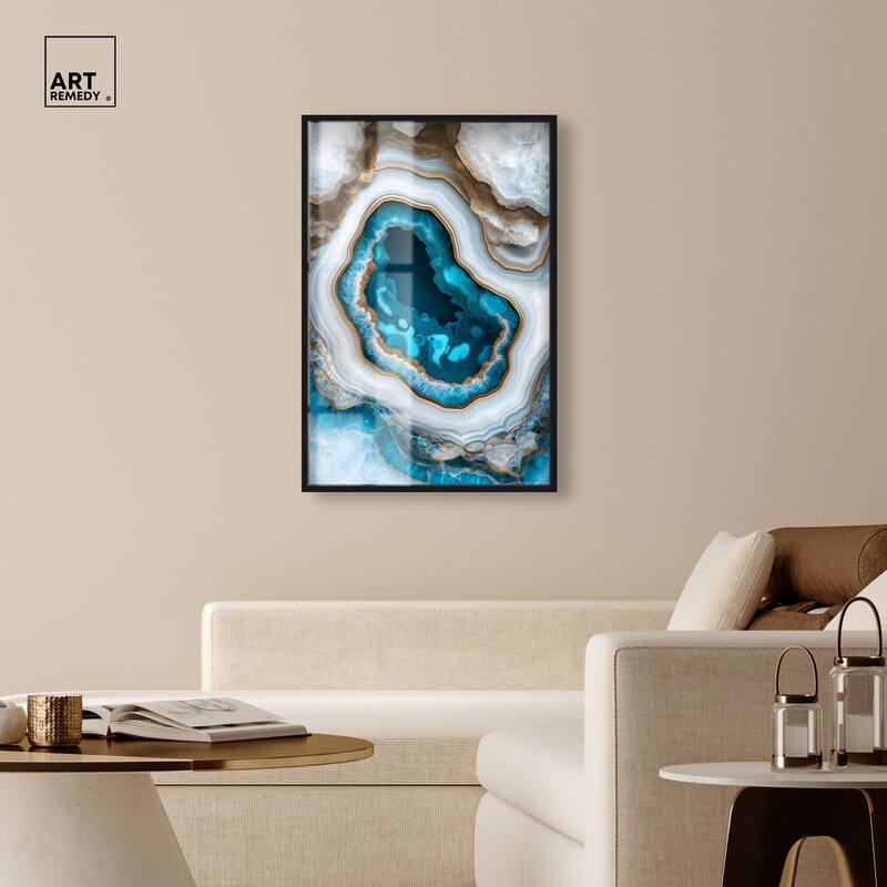 Gilded Geode Eye III Shadowbox by Art Remedy