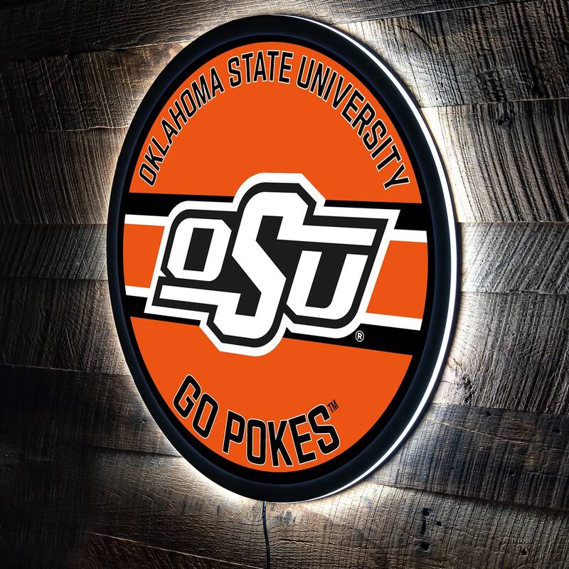 Oklahoma State University LED Lighted Sign - Orange