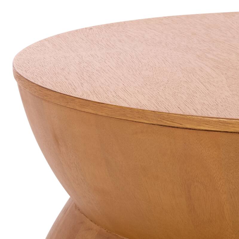 SAFAVIEH Mattye Modern Contemporary Round Coffee Table. - 30" W x 30" L x 14" H - 30"W x 30"D x 14"H