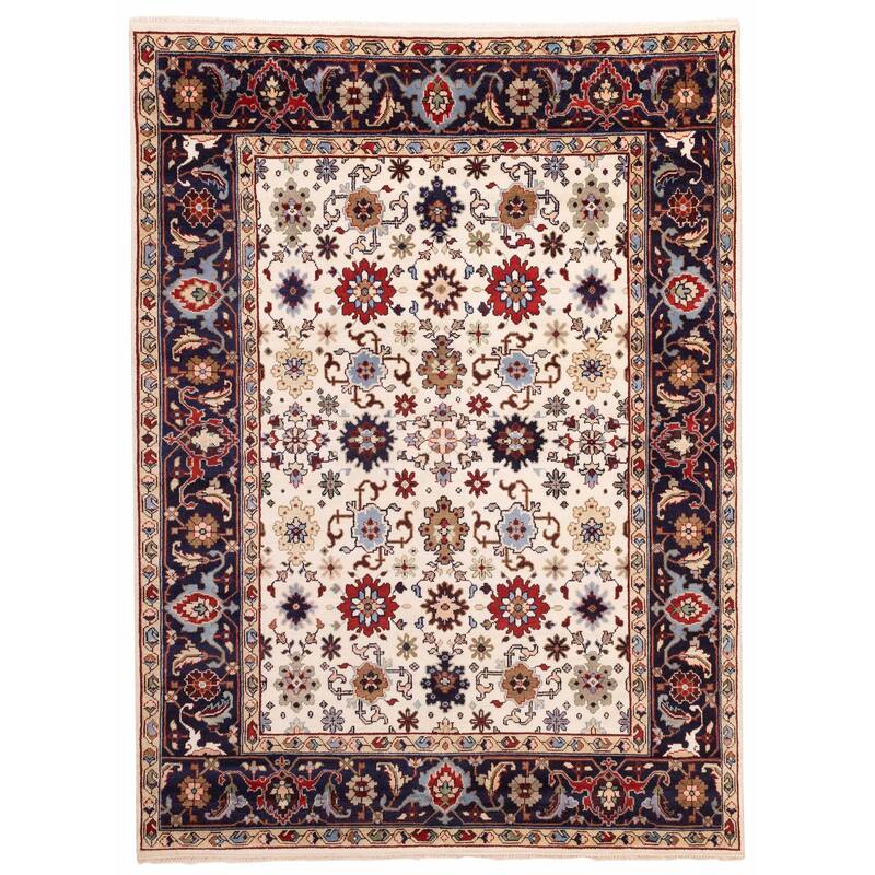 ECARPETGALLERY Hand-knotted Serapi Heritage Cream Wool Rug - 8'10 x 11'9