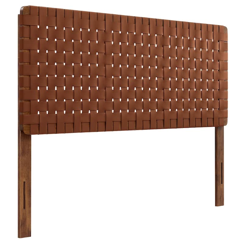 Sparta Twin/Full/Queen/King Vegan Leather Weave Headboard