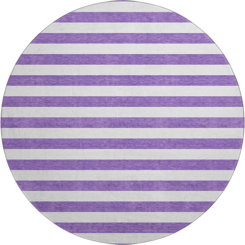 Premium Washable Super Soft Cabana Stripe Mayfield Rug