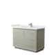 Option Light Green, Bronze Trim,White Cultured Marble Top