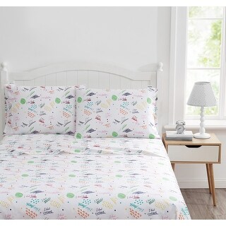 Crayola I Feel... Cotton Percale Sheet Set
