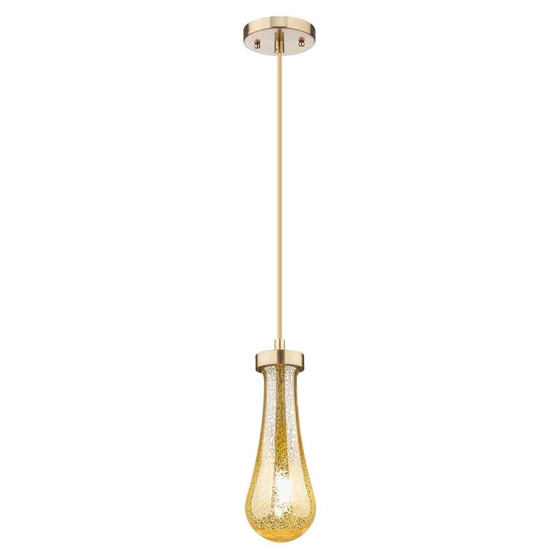 Innovations Lighting Downtown Urban - Owego - 1 Light 4" Cord Hung Pendant - Champagne Bronze/Mercury Shade