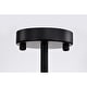 preview thumbnail 10 of 17, Denica 16 Inch Crystal Shade Semi Flush Mount 3-Light