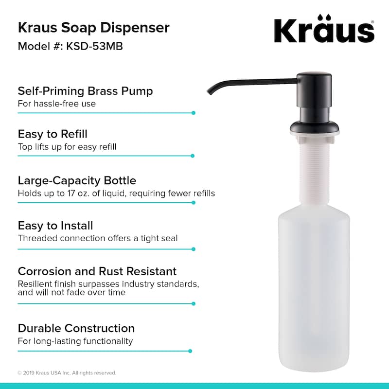 Kraus Kitchen Soap Dispenser