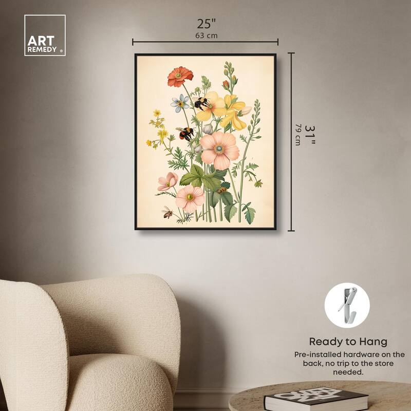Pollinator Portrait I Canvas by Art Remedy