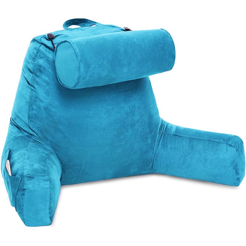 Husband Bedrest Micro-Suede Reading Pillow