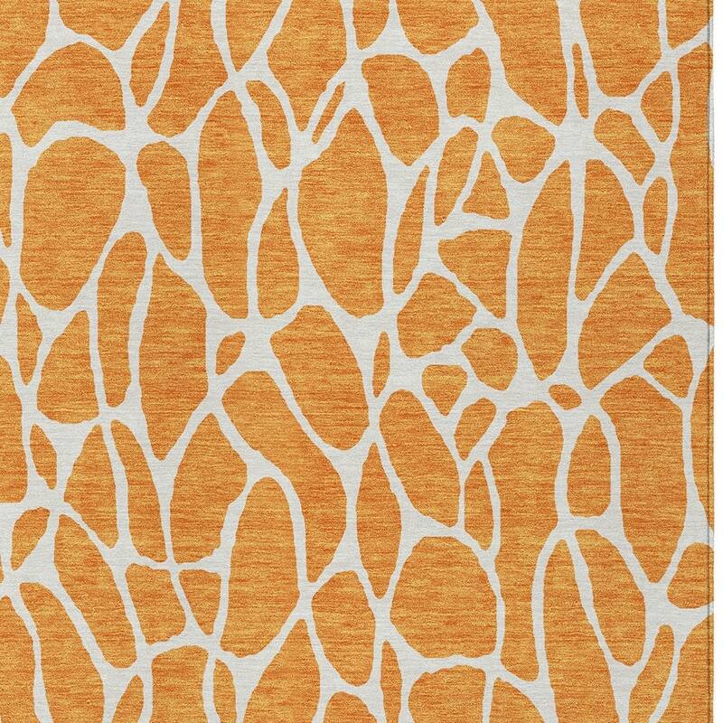 HomeRoots Geometric Transitional Rectangle Outdoor Rug
