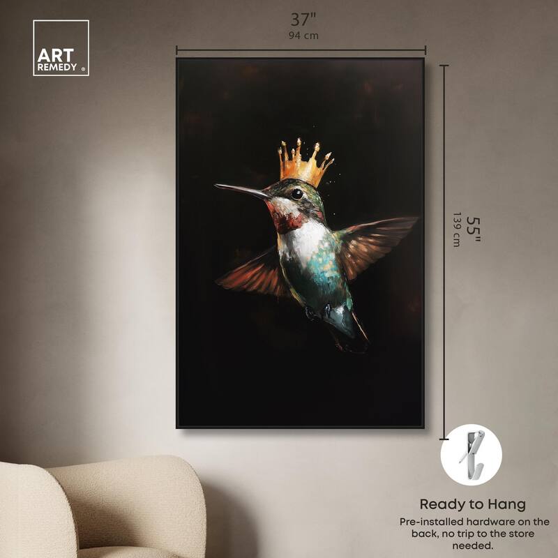 Royal Bird II Canvas by Art Remedy
