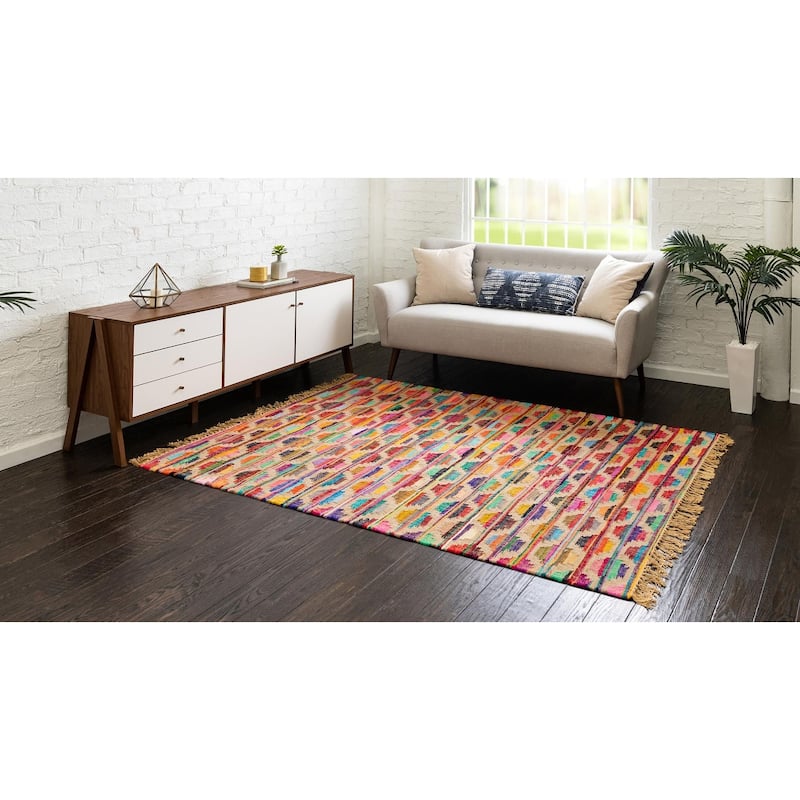 Contemporary Octiane Collection Area Rug