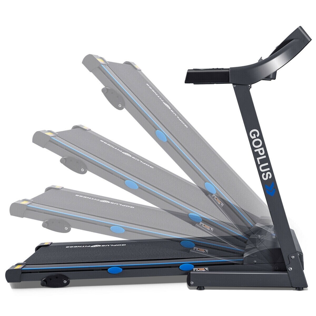 2.25HP Folding Treadmill Electric Motorized Power Running Fitness